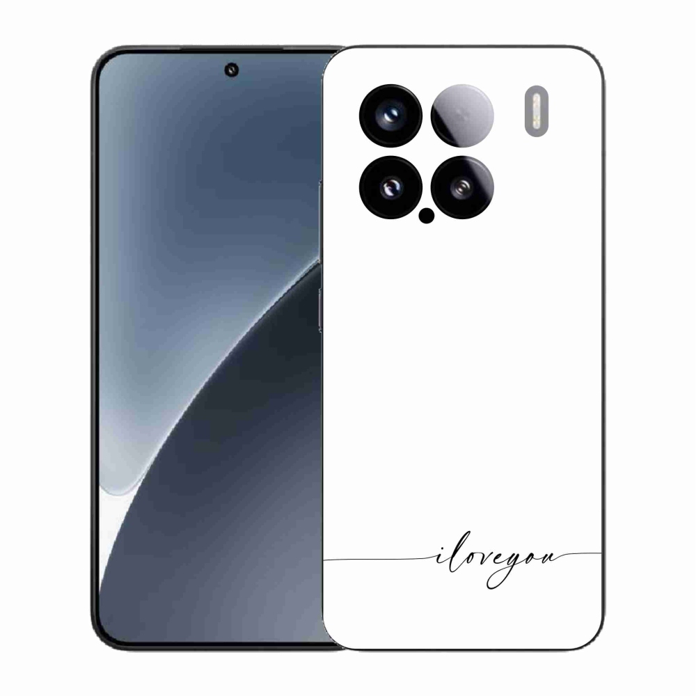Gél borító mmCase a Xiaomi 15-hez - Szeretlek fehér háttérrel