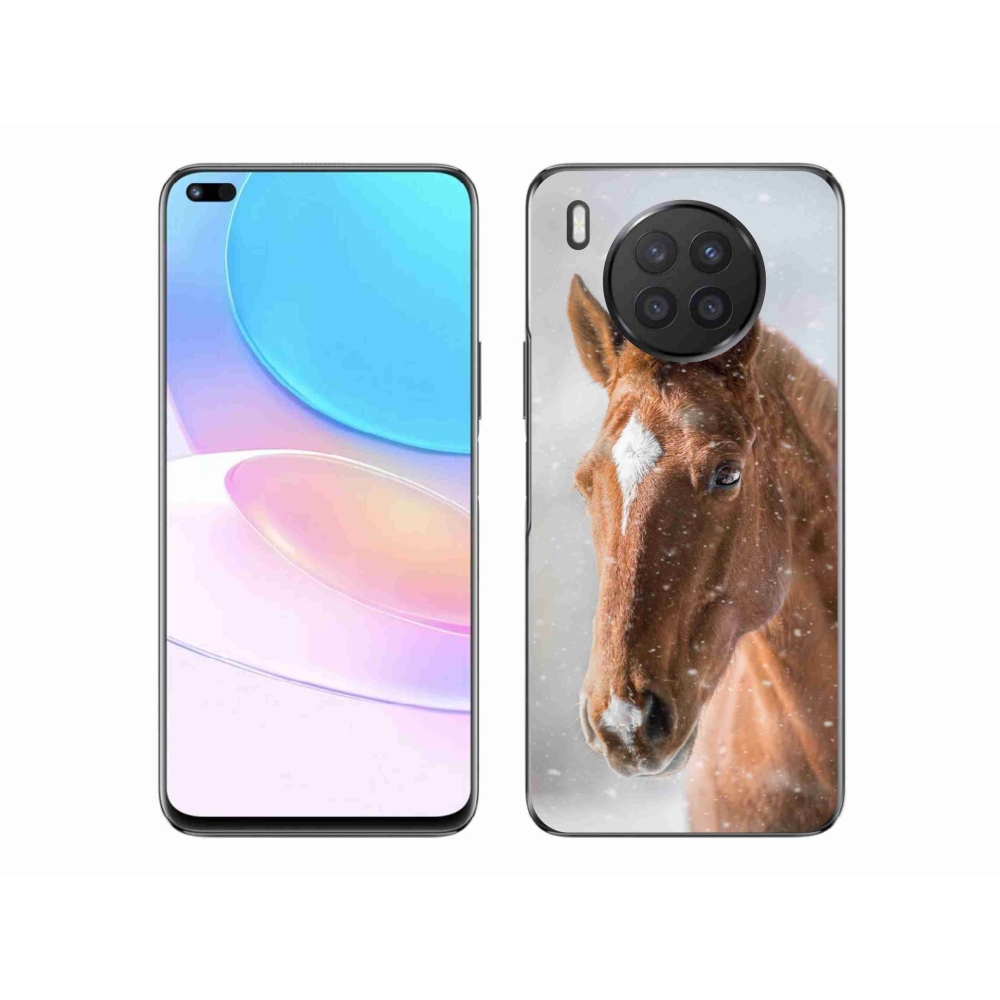 Zselés borítás mmCase a Huawei Nova 8i - barna ló 2