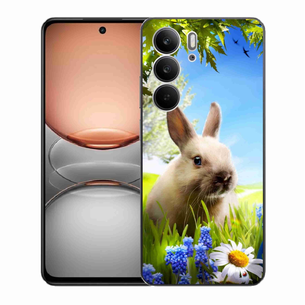 Gél borítás mmCase a Realme C75 készülékhez - nyuszi