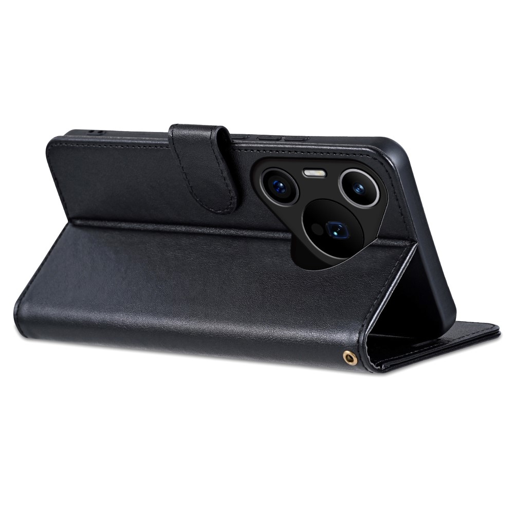 AZNS könyvtáska Huawei Pura 70 Pro-hoz - fekete