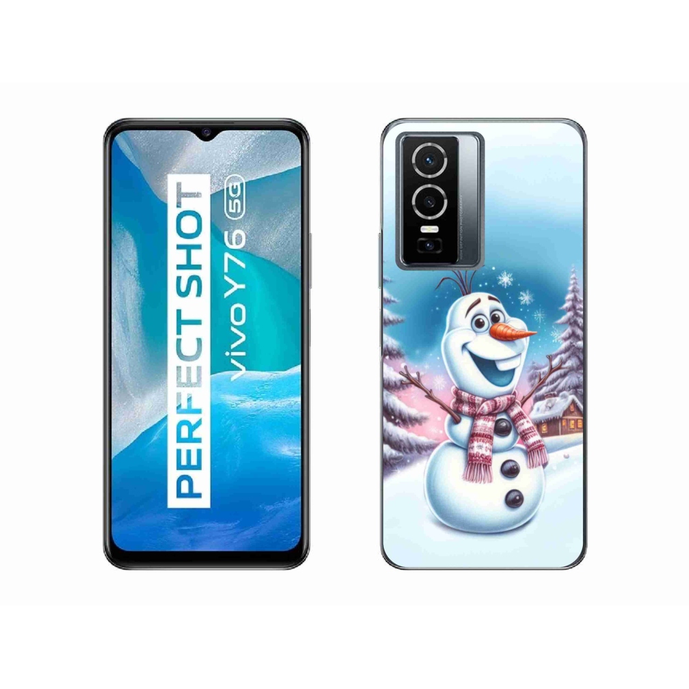 Gélburkolat mmCase a Vivo Y76 5G-n - Ice Kingdom