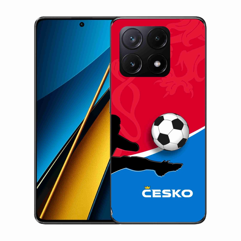 Gél borítás mmCase a Xiaomi Poco X6 Pro 5G - futball Csehország 2