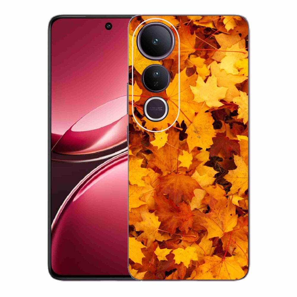 Gél borítás mmCase a Vivo V50 Lite 4G/5G készülékhez - juharlevelek