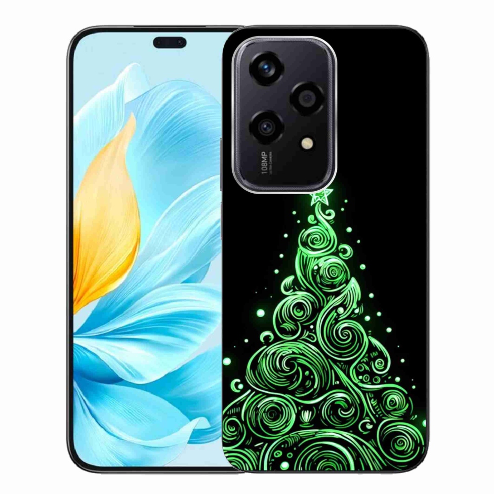 Gél borítás mmCase a Honor 200 Lite 5G számára - neon karácsonyfa 3
