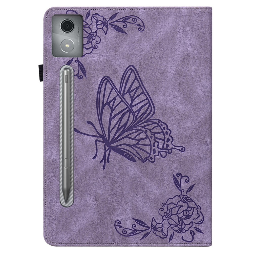 Pillangó táblagép tok Lenovo Idea Tab Pro 12.7 - lila