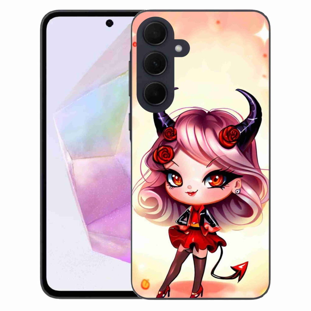 Zselés borítás mmCase Samsung Galaxy A35 5G - rajzfilm ördög