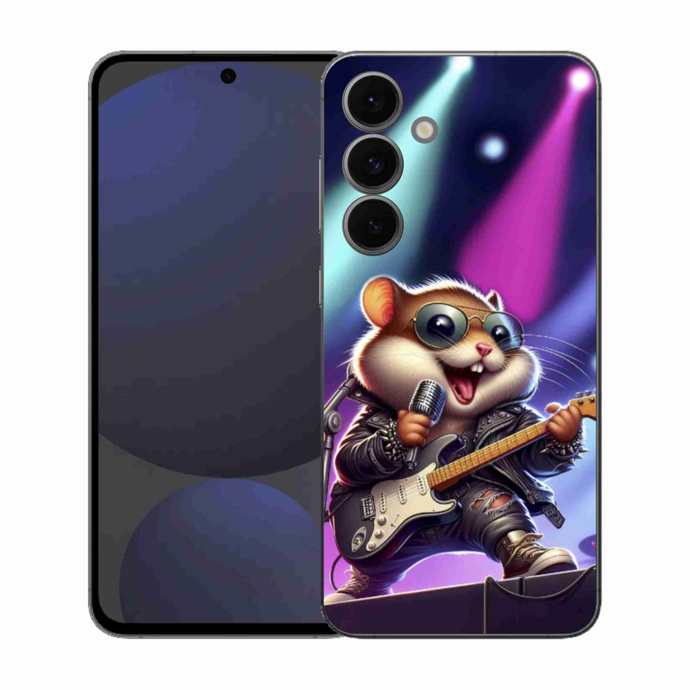 Gél borítás mmCase Samsung Galaxy S25 FE - hamster rockerhez