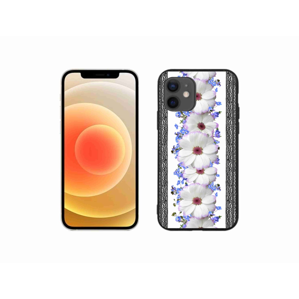 Gél borítás mmCase iPhone 12 mini készülékhez - virágok 8