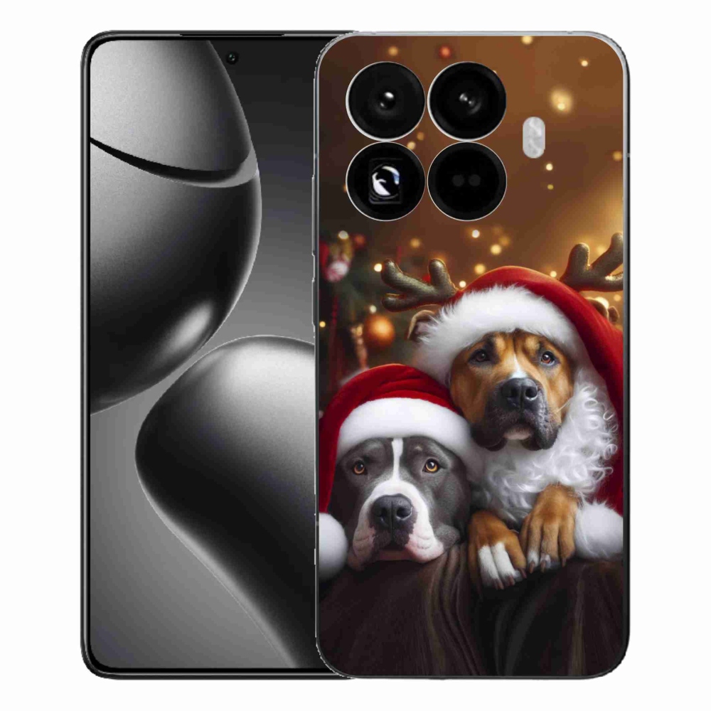 Gél borítás mmCase a Xiaomi 15T Pro számára - Karácsonyi kutyák