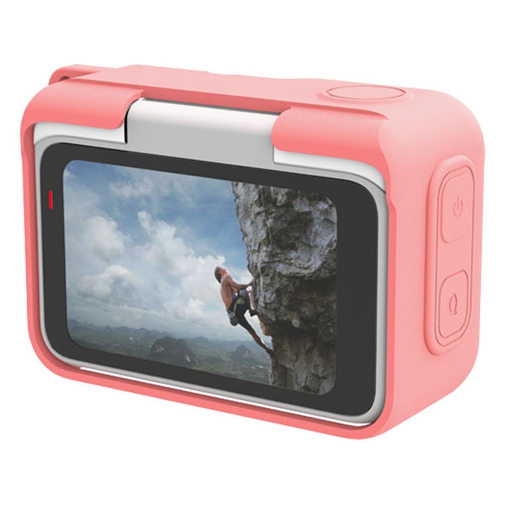 Szilikon védőtok lencsevédővel Insta360 GO Ultra készülékhez - rózsaszín