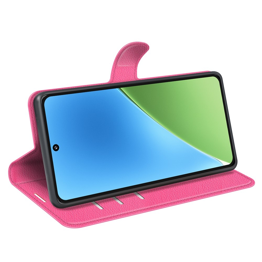 Litchi könyv tok Xiaomi 15 - rózsa