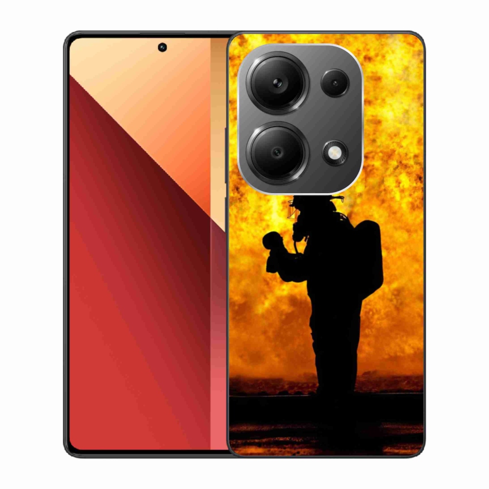 Gél borítás mmCase a Xiaomi Redmi Note 13 Pro 4G/Poco M6 Pro - tűzoltó számára