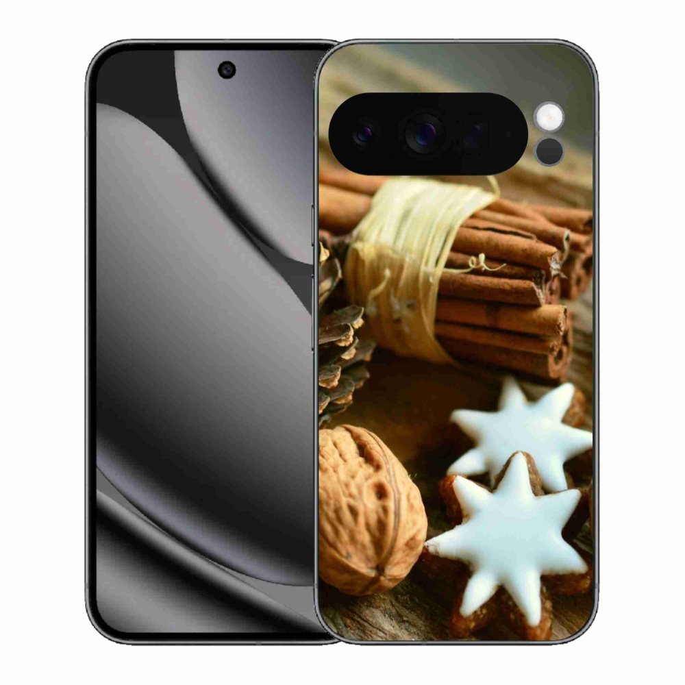 Gél borítás mmCase a Google Pixel 10 Pro XL-hez - fahéj és mézeskalács