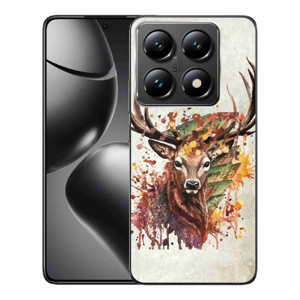 Gél borítás mmCase a Xiaomi 14T Pro számára - szarvas 1