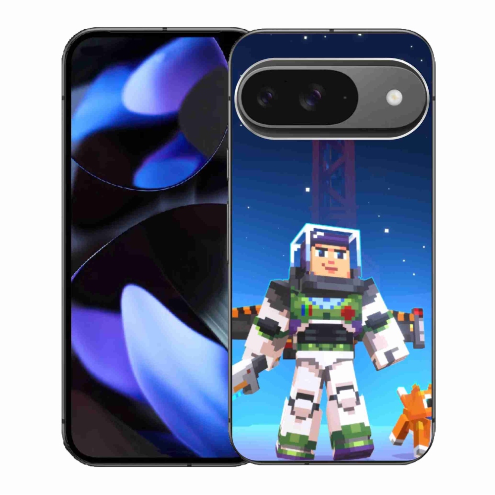 Gél borítás mmCase a Google Pixel 9/9 Pro számára - minecraft 2