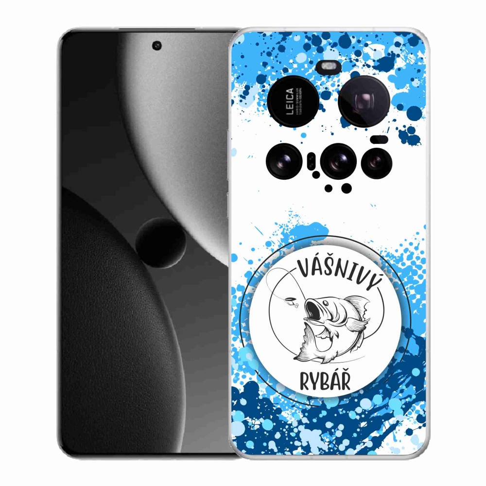 Gél borító mmCase a Xiaomi 15 Ultra - szenvedélyes halász fehér háttérrel