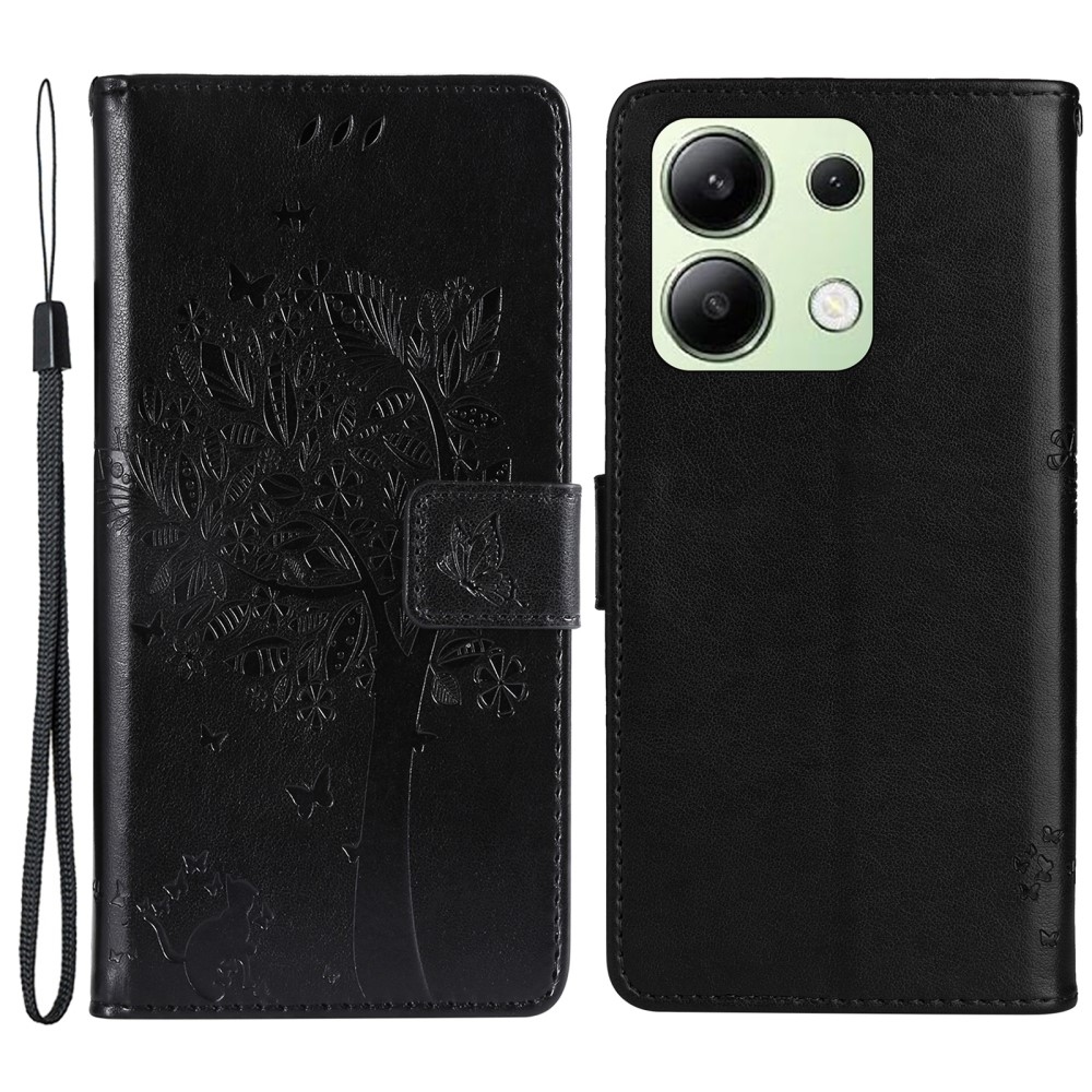 Fák könyve tok Xiaomi Redmi Note 13-hoz - fekete