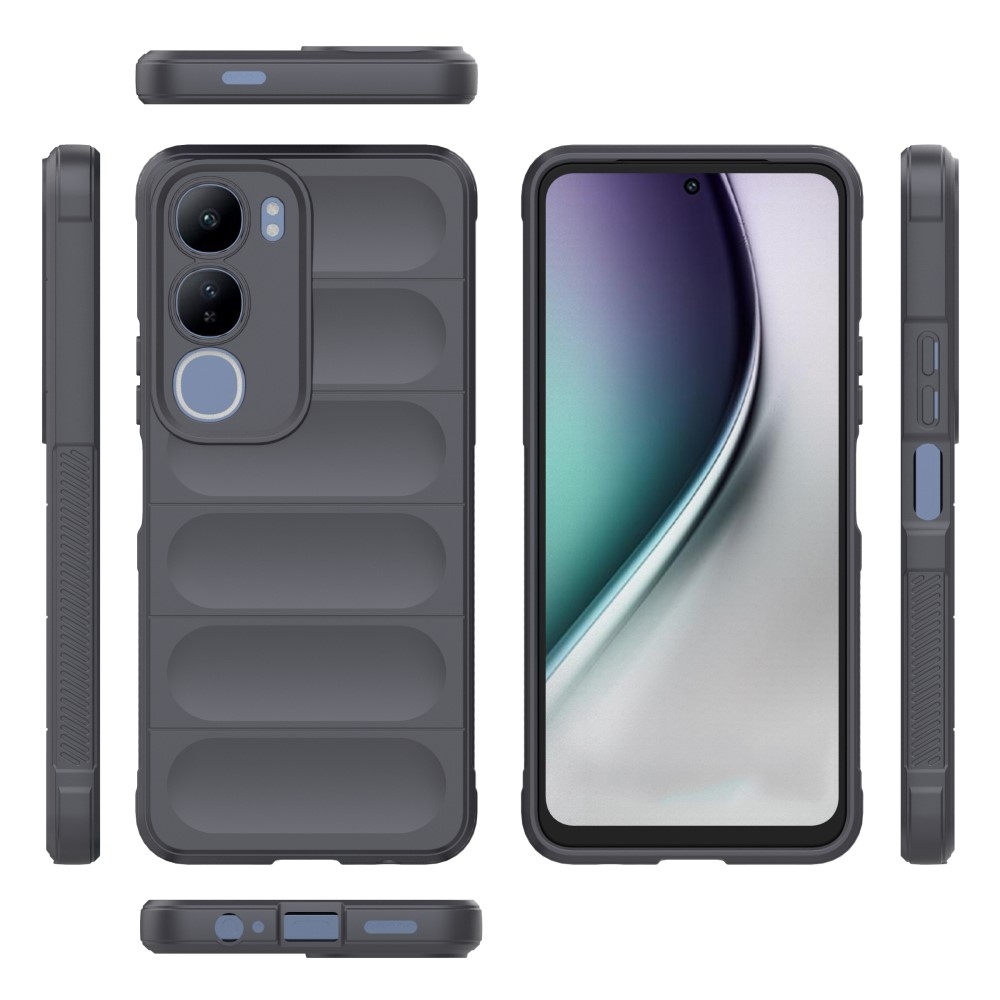 Rugg tartós zselés tok Vivo Y19s készülékhez - sötétszürke