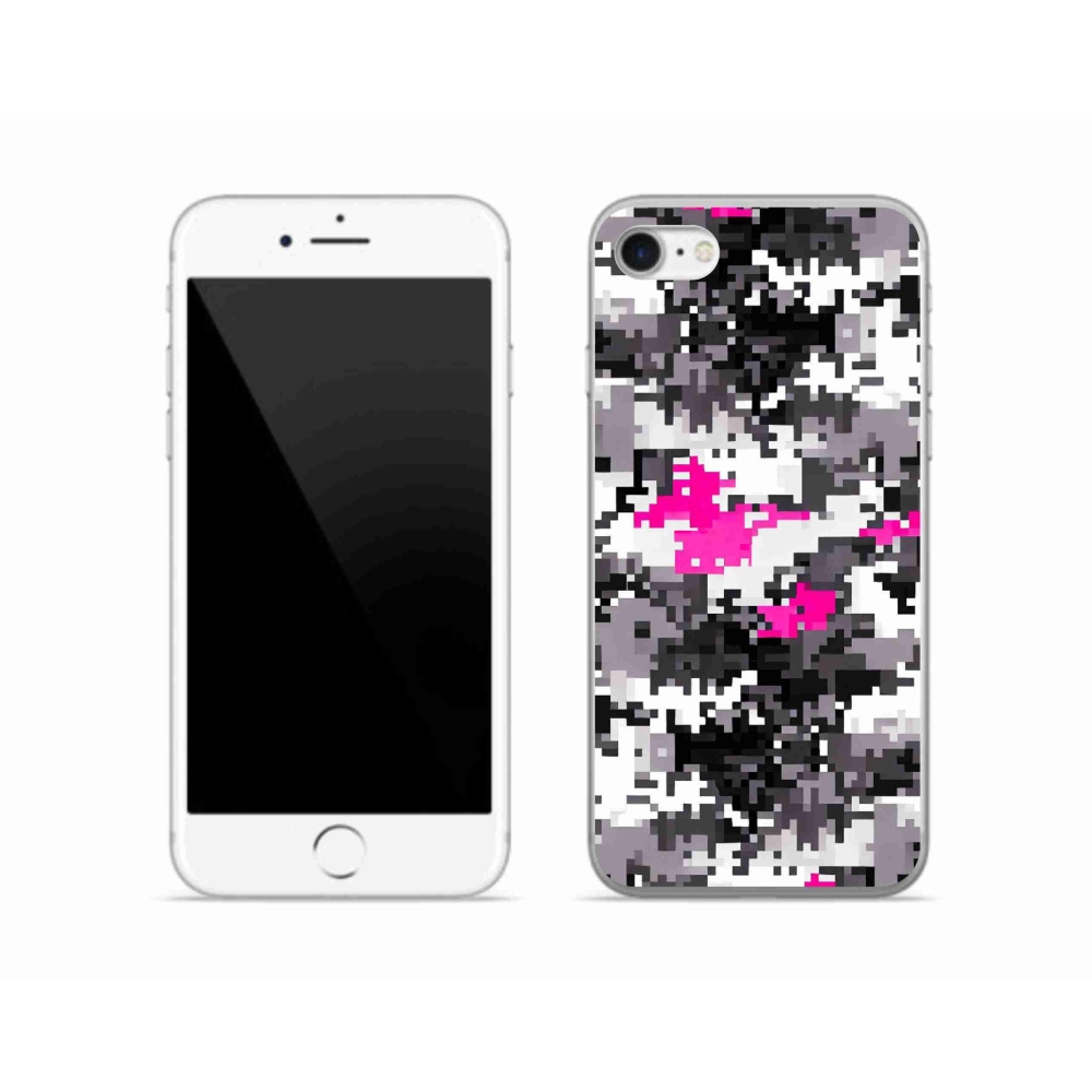 Zselés borítás mmCase iPhone SE (2020) - terepszínű minta 4