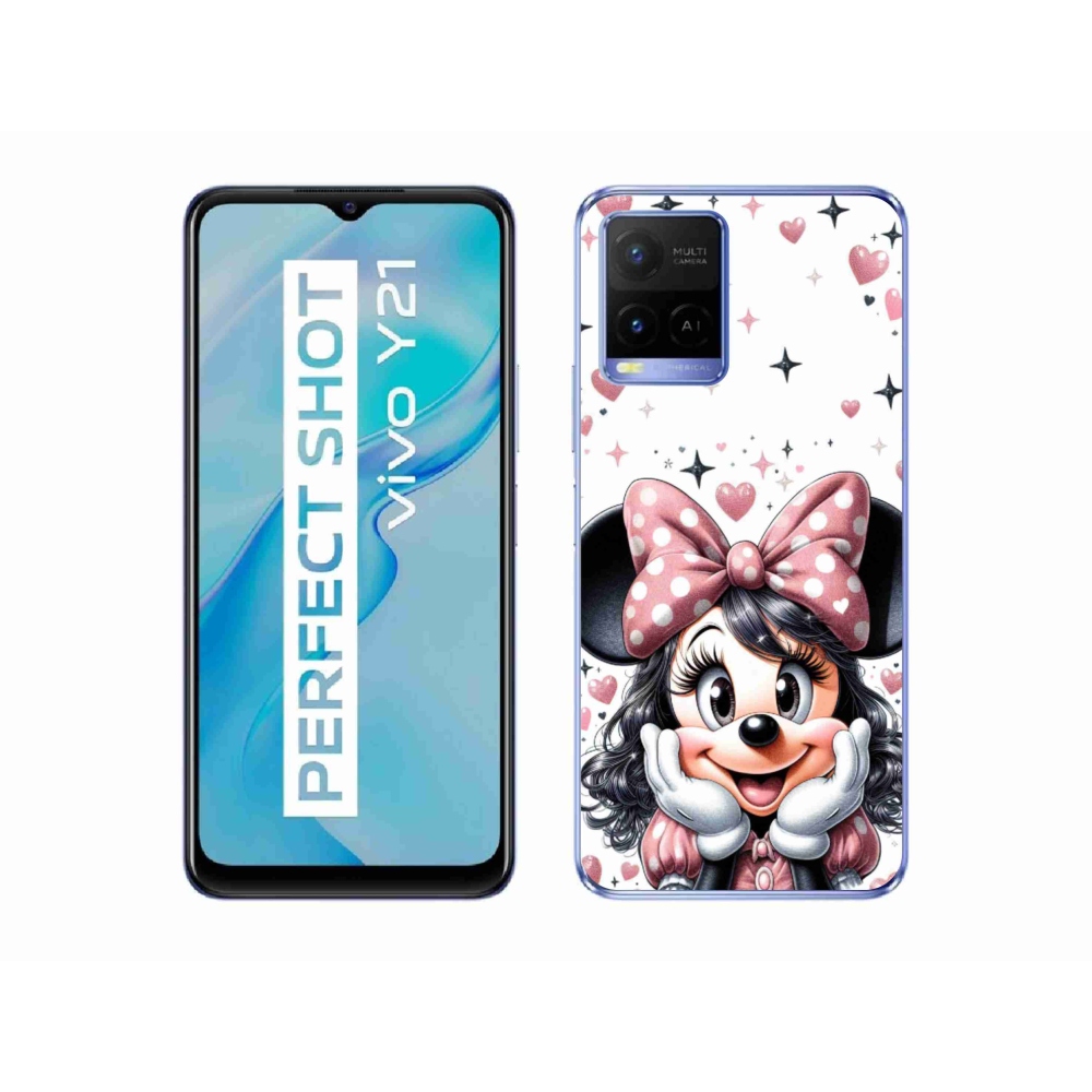Zselés borítás mmCase a Vivo Y21/Y21s/Y33s készülékhez - minnie