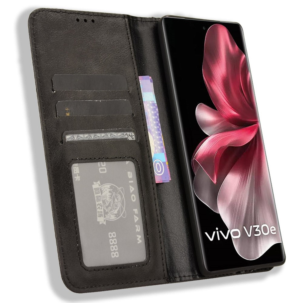 Több könyv tok a Vivo V40 Lite 5G-hez - fekete