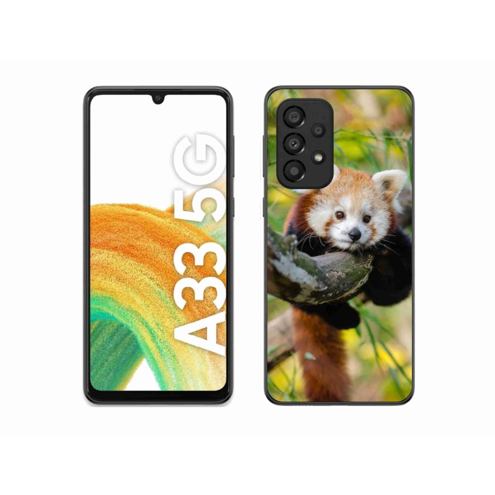 Zselés borítás mmCase Samsung Galaxy A33 5G - pandavörös