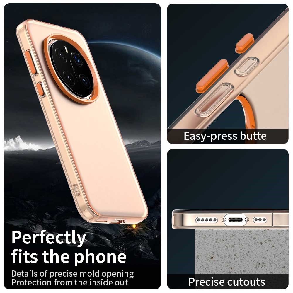 Candy matt zselés tok a Honor Magic 7 Pro 5G készülékhez - narancssárga színű