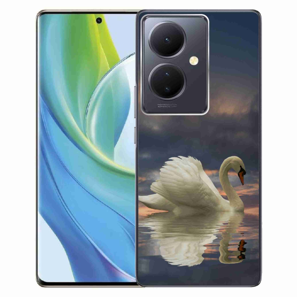 Gél borítás mmCase a Vivo V29 Lite 5G-hez - hattyú