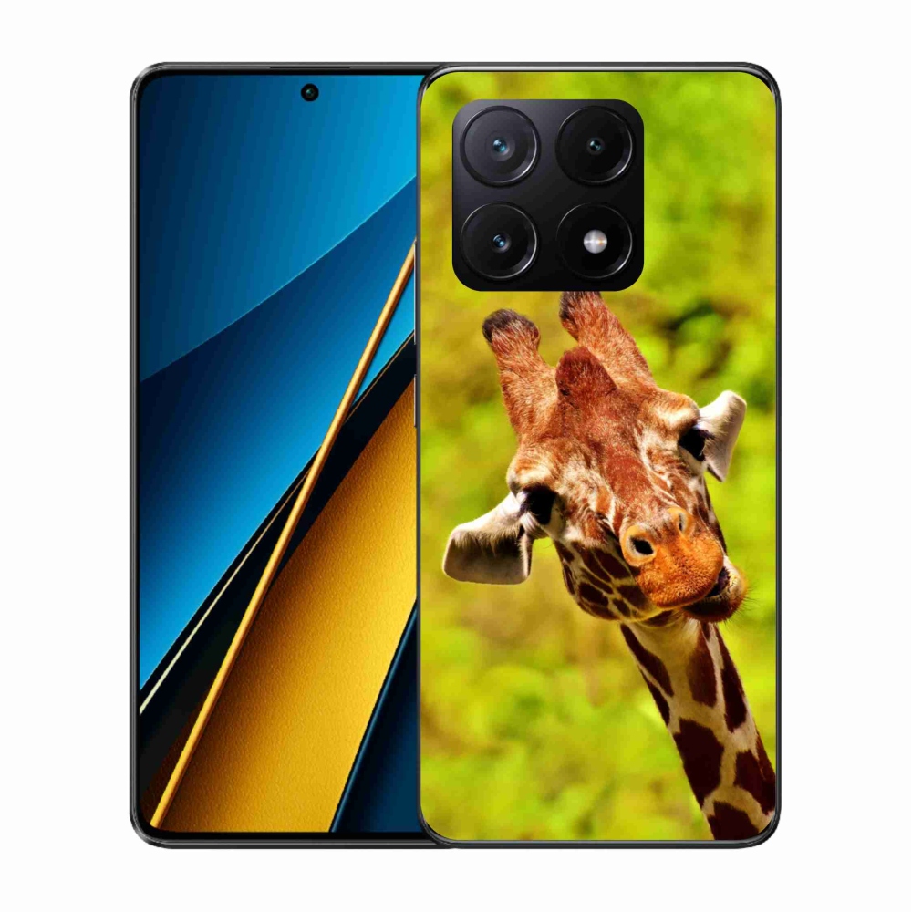 Gél borítás mmCase a Xiaomi Poco X6 Pro 5G-hez - zsiráf