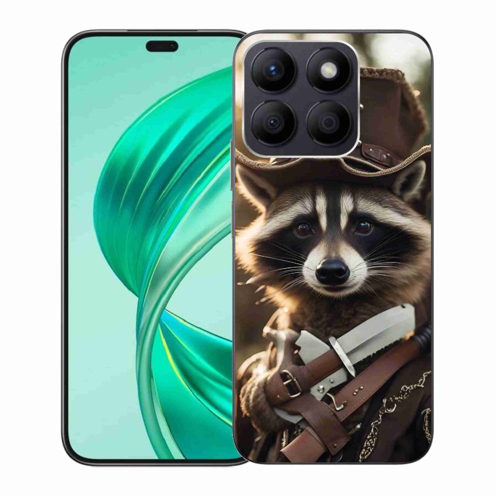 Gél borító mmCase a Honor X8b számára - mosómedve egyenruhában