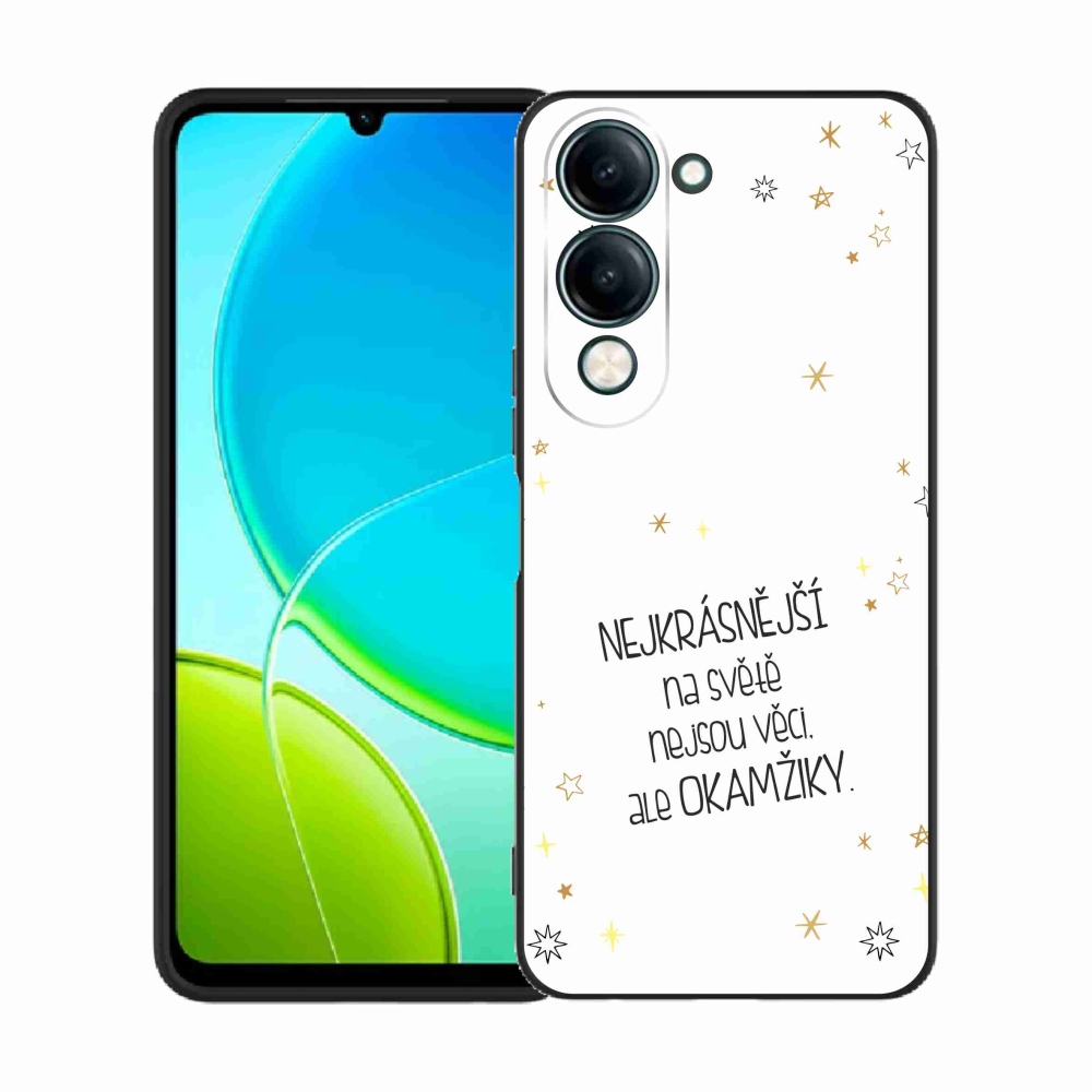 Gel Cover mmCase a Vivo Y29s 5G-n - Idézet 4 fehér háttér