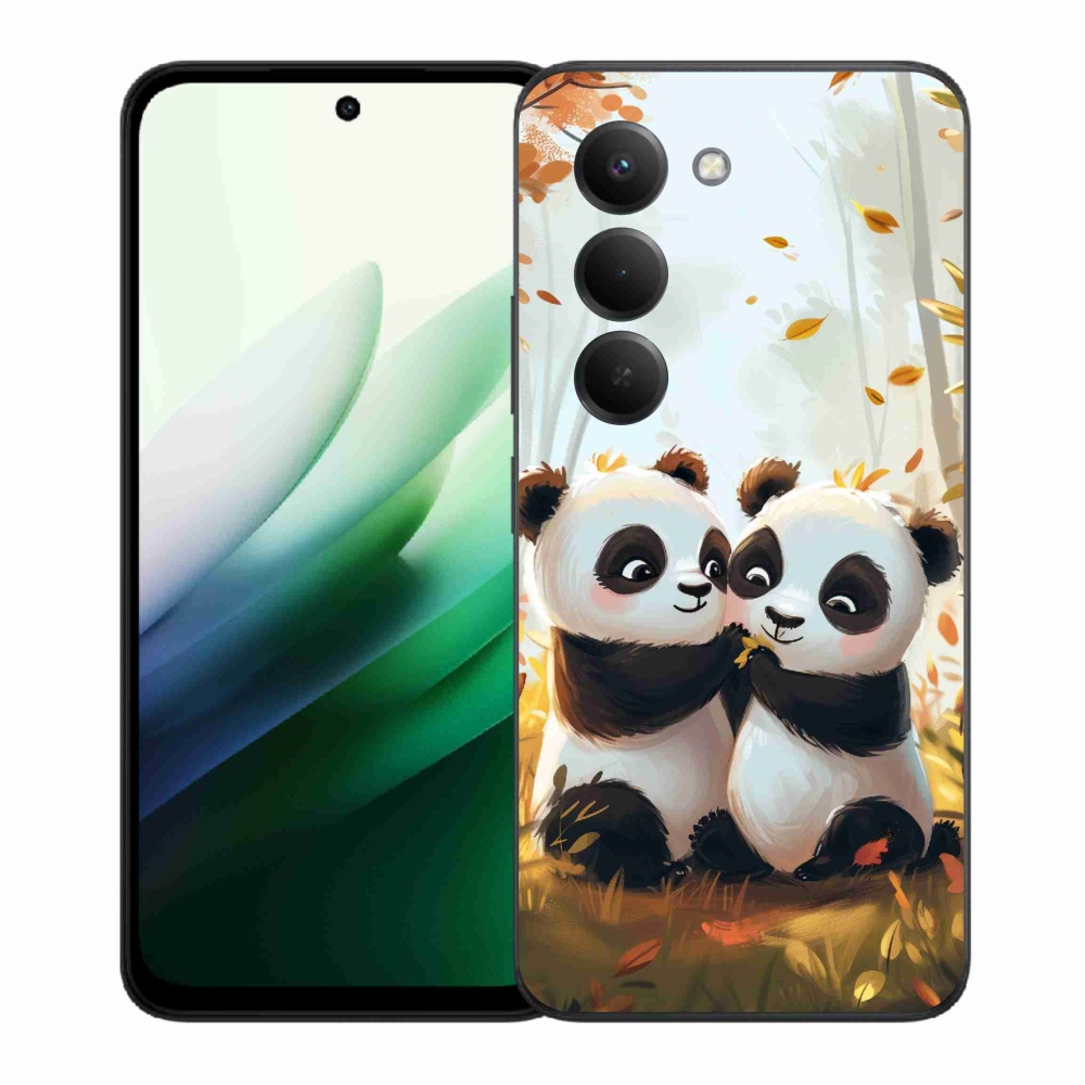 Gél borítás mmCase a Xiaomi Redmi 15 5G-hez - pandák