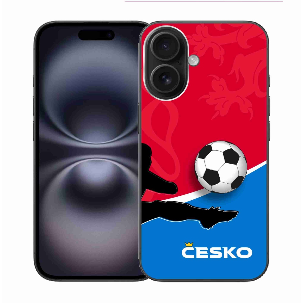 Gél borítás mmCase iPhone 16-hoz - futball Csehország 2