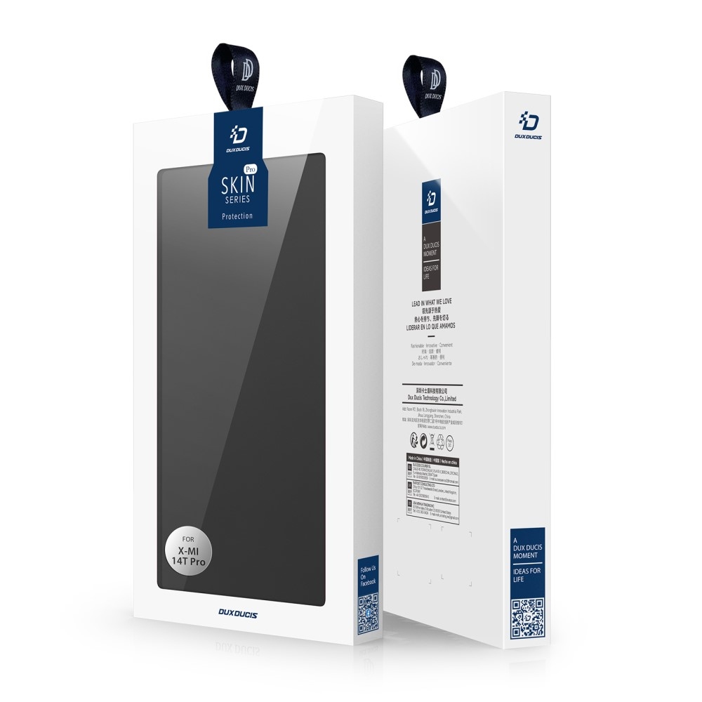 DUX könyvtáska Xiaomi 14T Pro-hoz - fekete