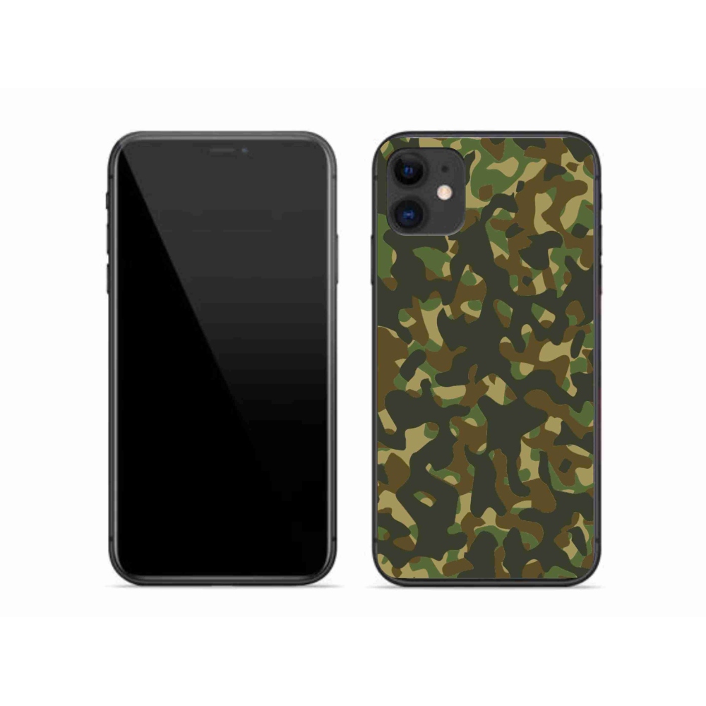 Zselés borítás mmCase iPhone 11 készülékhez - terepszínű minta 1