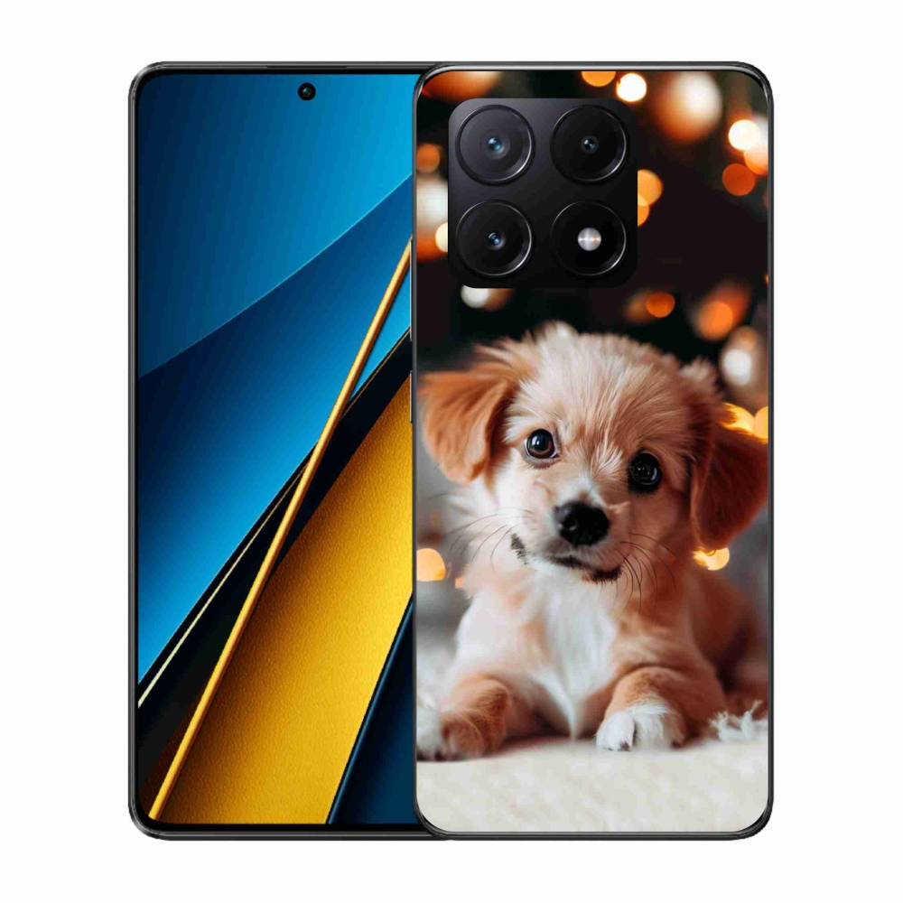 Gél borítás mmCase a Xiaomi Poco X6 Pro 5G számára - kölyökkutyakék