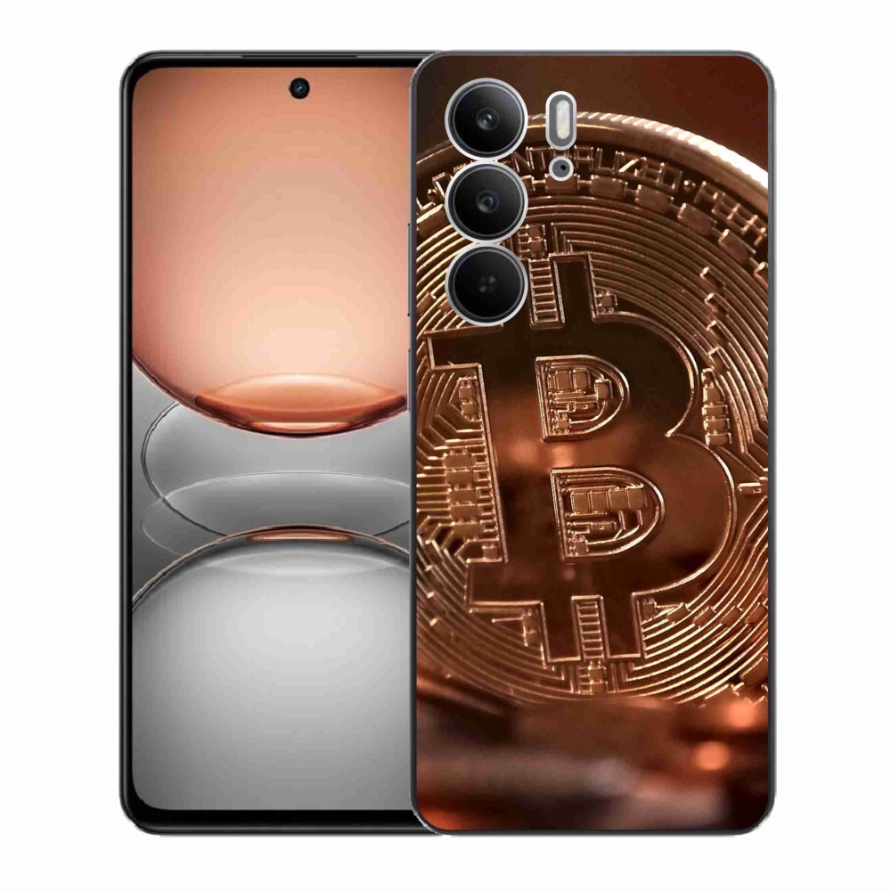 Gél borító mmCase a Realme C75 készülékhez - bitcoin