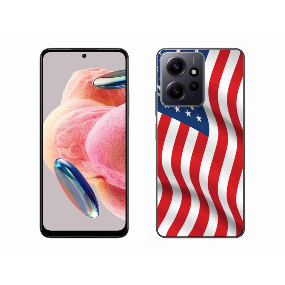 Gél borítás mmCase a Xiaomi Redmi Note 12 4G - amerikai zászlóhoz