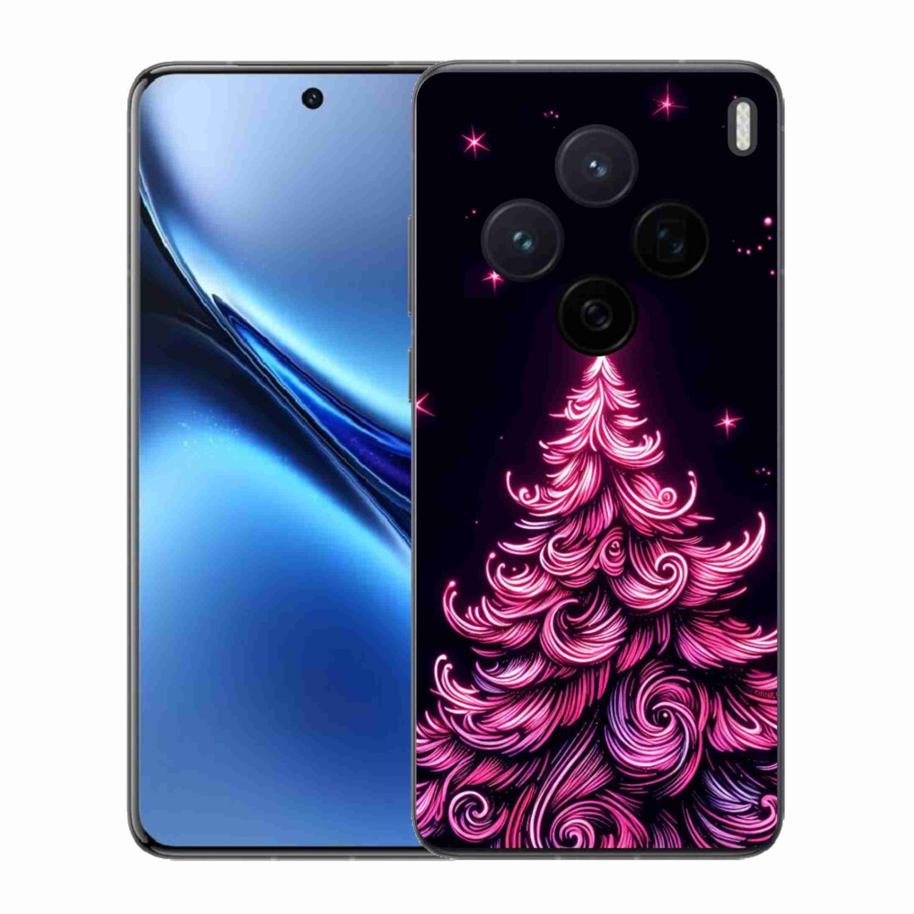Gél borítás mmCase a Vivo X200 5G-hez - neon karácsonyfa 2
