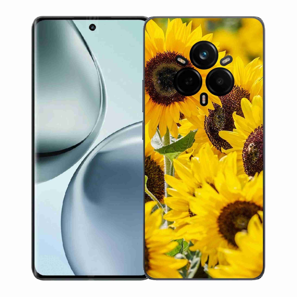 Gél borítás mmCase a Realme 14 Pro 5G készülékhez - Napraforgó
