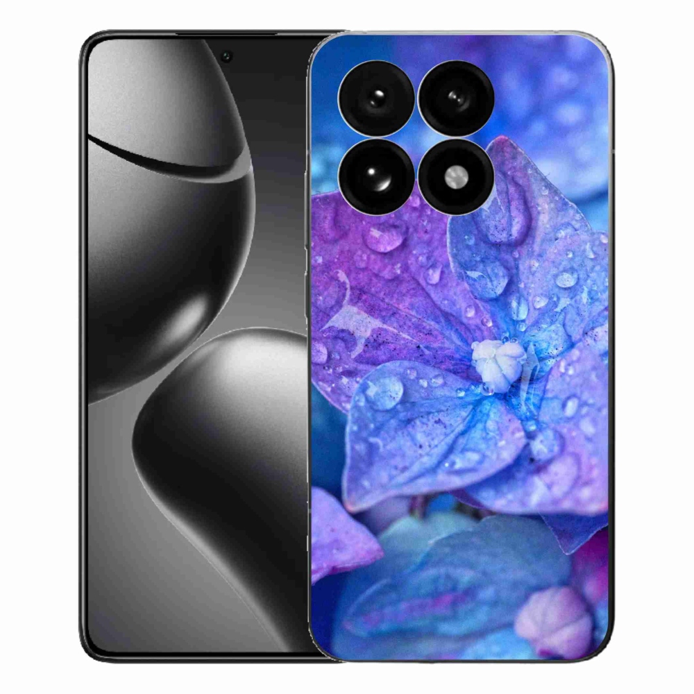 Gél borítás mmCase a Xiaomi 15T-hez - lila virág