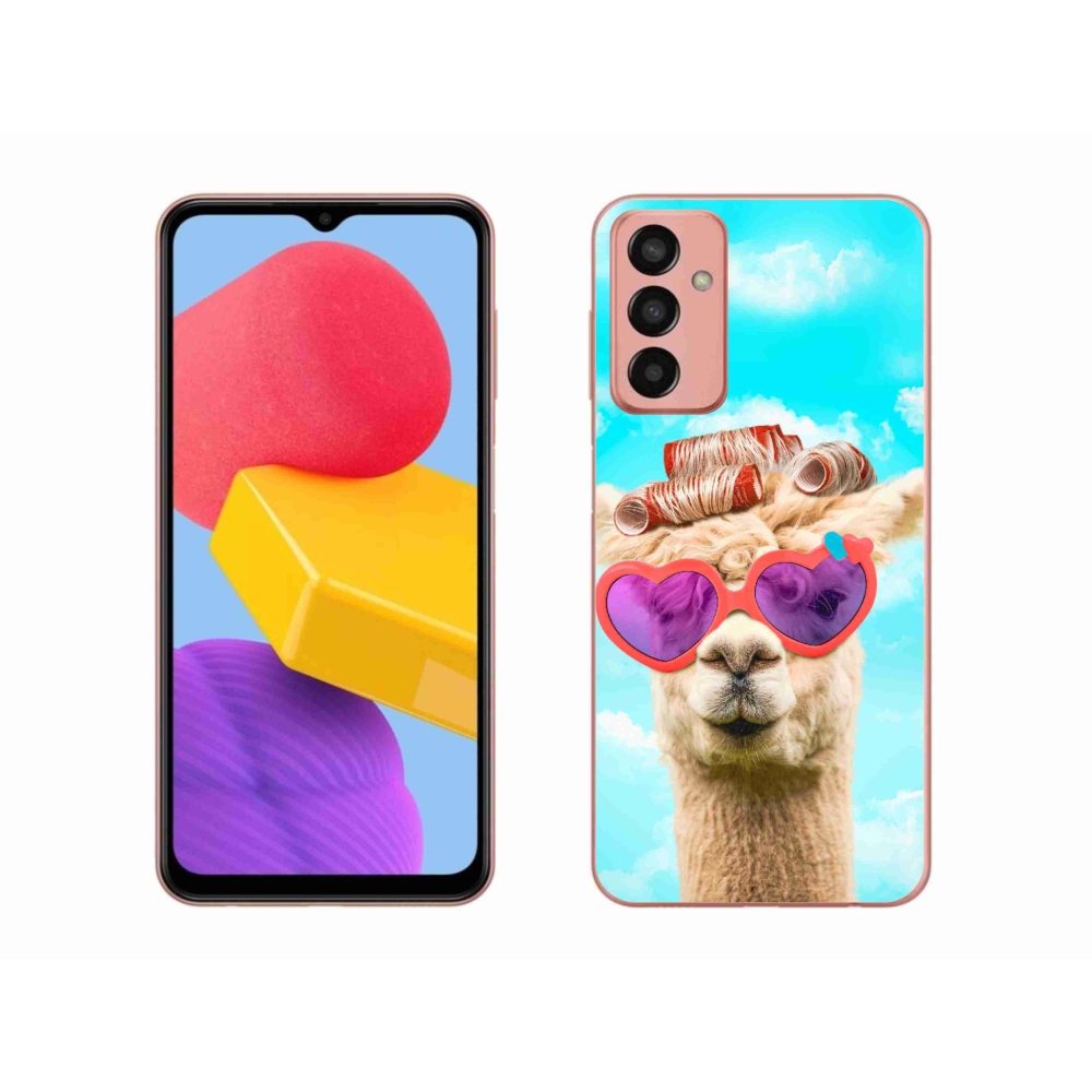 Zselés borítás mmCase Samsung Galaxy M13 készülékhez - szemüveges láma