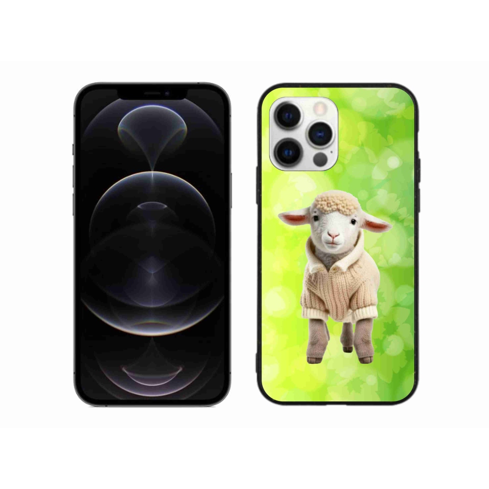 Gél borítás mmCase iPhone 12 Pro Max készülékhez - bárányhús pulóverben
