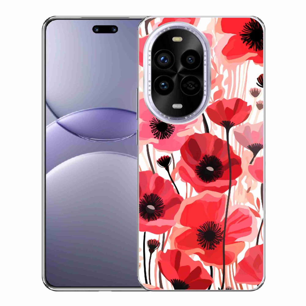 Gél borítás mmCase a Huawei Nova 13 Pro 5G készülékhez - mákos 1