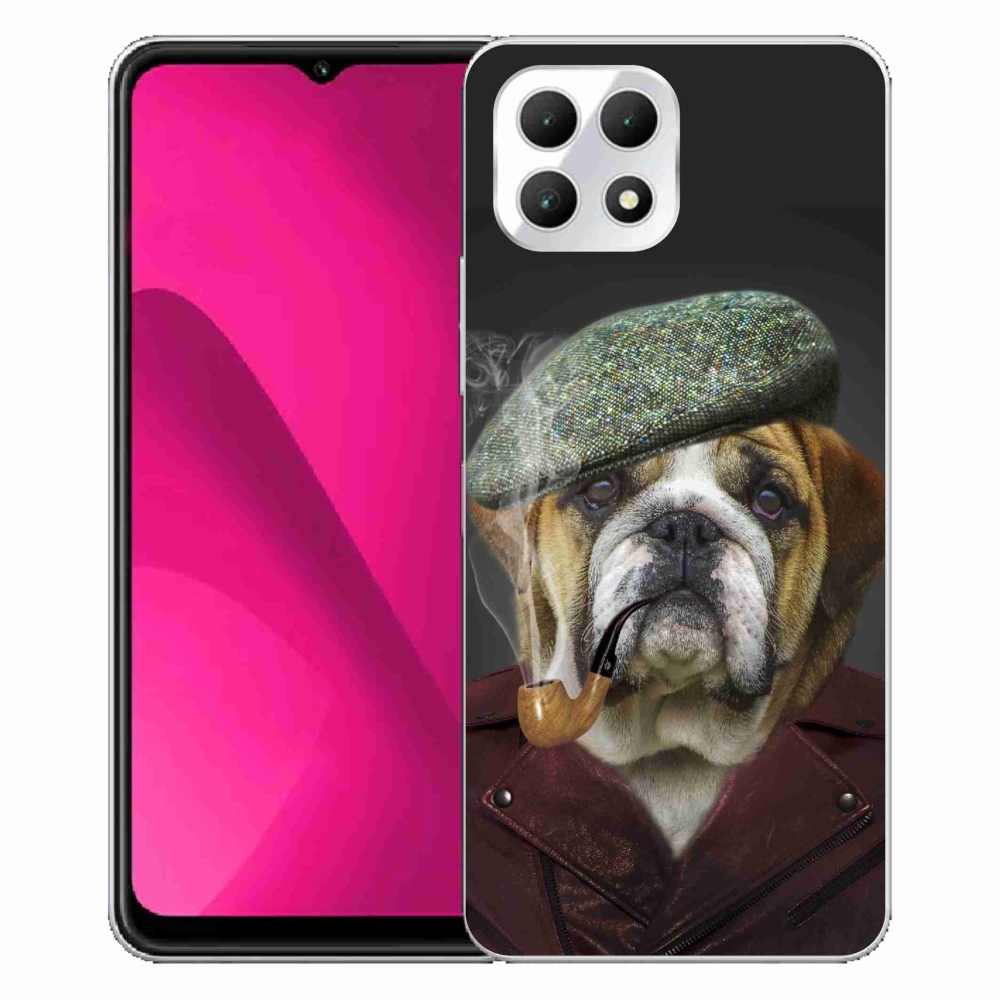 Zselés borítás mmCase a T-Mobile T Phone 2 készülékhez - kutya csővel