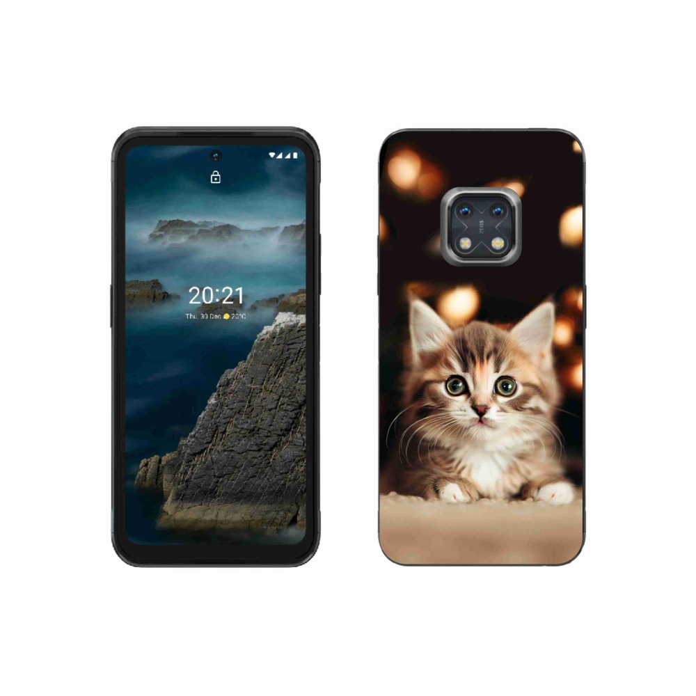 Gél borítás mmCase a Nokia XR20 készülékhez - aranyos cica 2