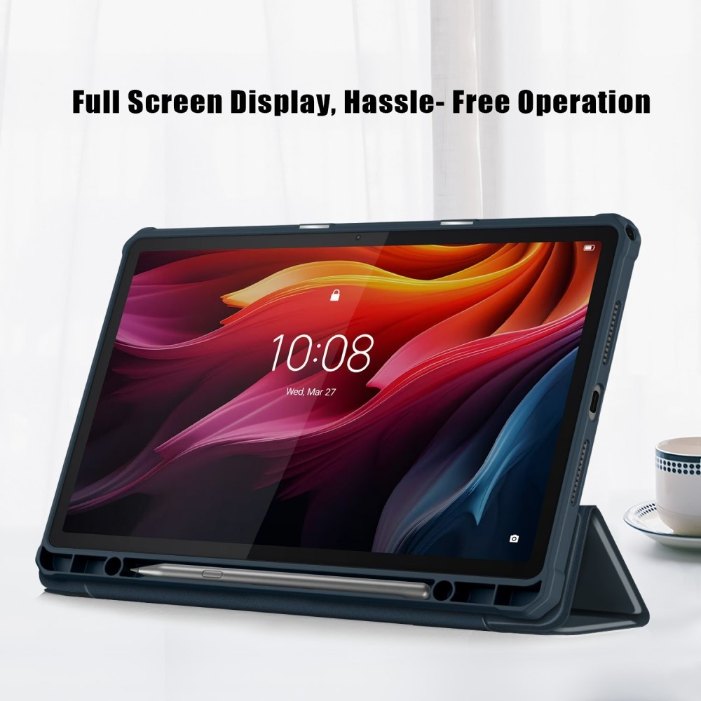 Ügyes záró tok Lenovo Tab K11 Plus táblagéphez - kék