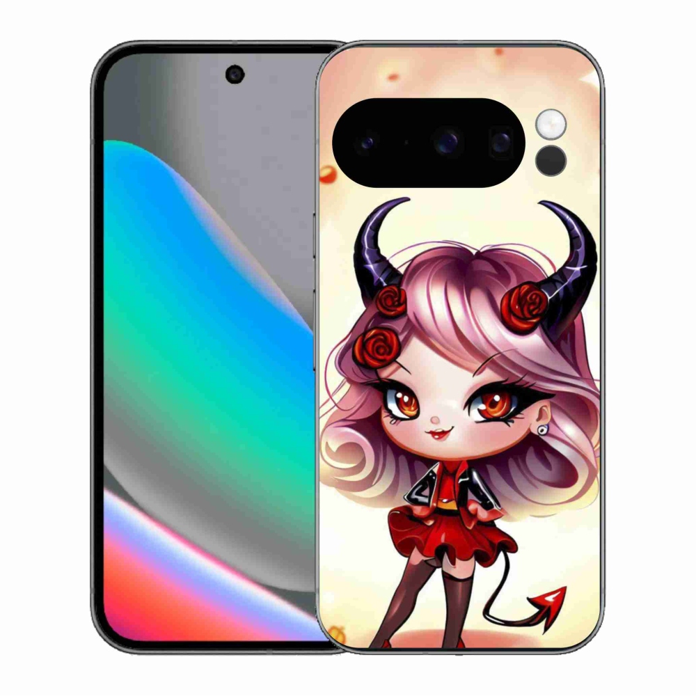 Zselés borítás mmCase a Google Pixel 10 Pro számára - rajzfilm ördög