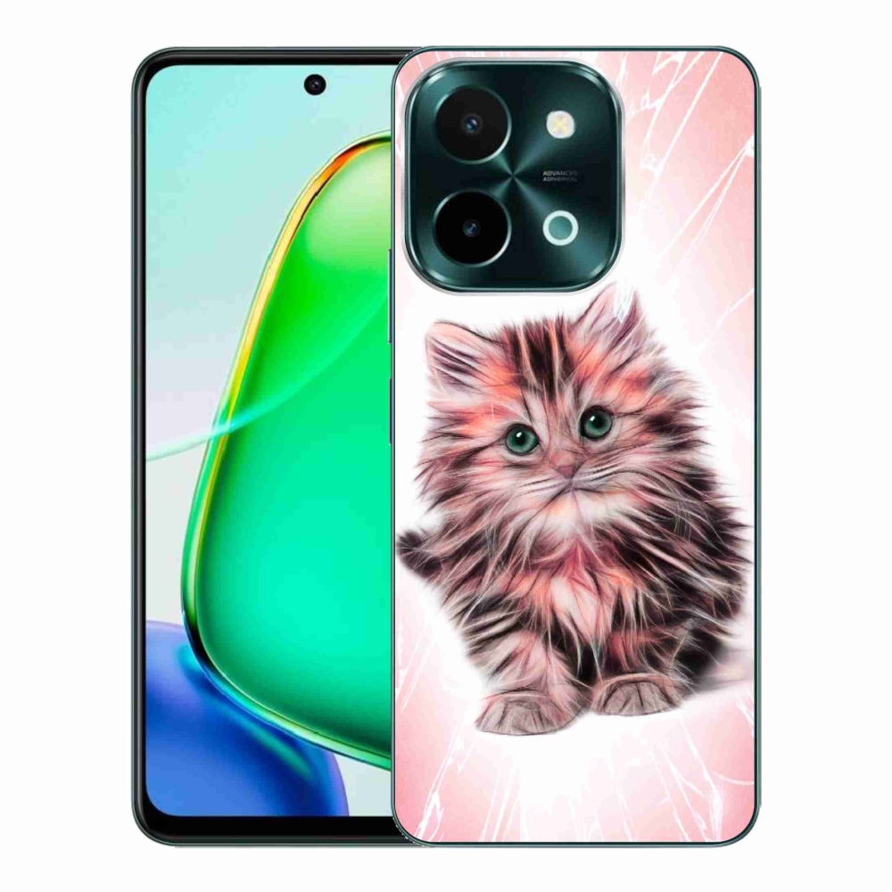 Gél borítás mmCase a Vivo Y28-hoz - aranyos cica