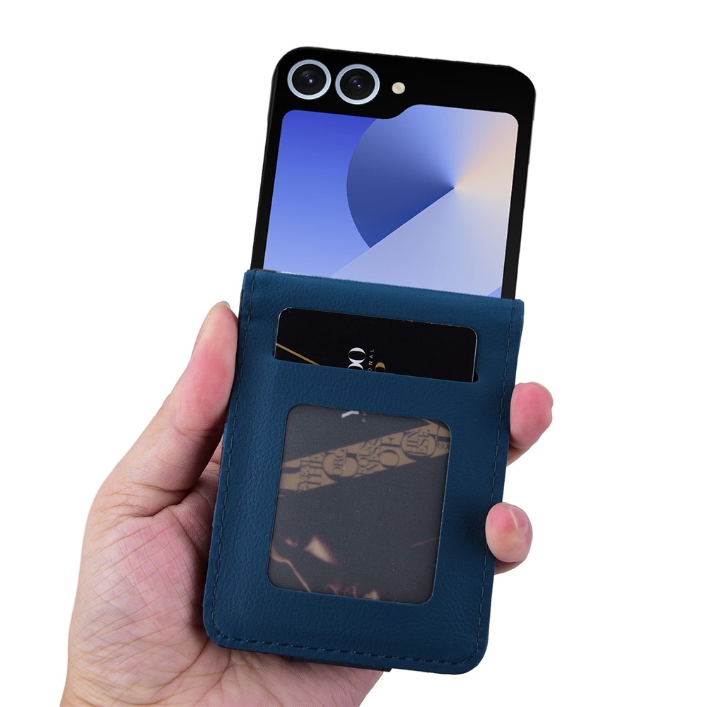 Gridy könyvtáska Samsung Galaxy Z Flip7 5G - kék